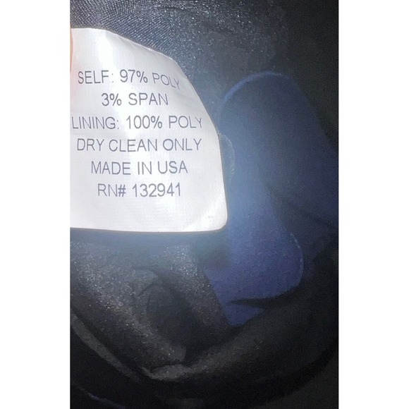 Jennie Maac  pants dark Academia Minimalist Monochrome Zipper On Bottom Sz S - Picture 6 of 6